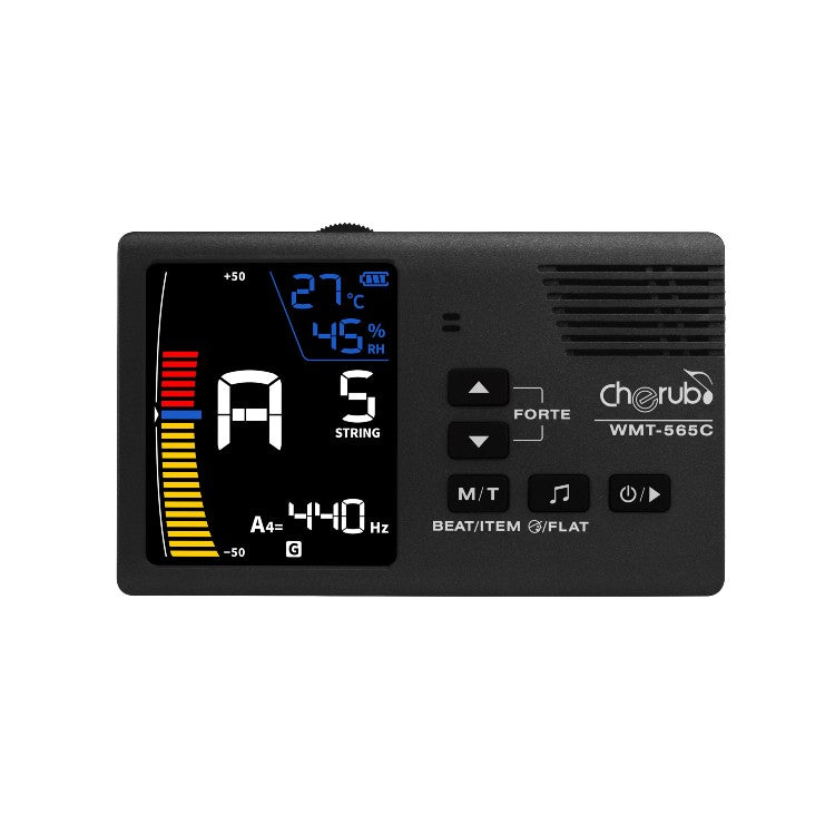 CHERUB WMT-565C Rechargeable digital chromatic 5-in-1 metro-tuner