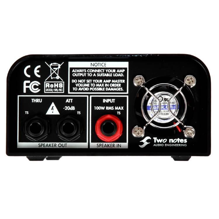 TWO NOTES TORPEDO CAPTOR 8OHM COMPACT LOAD BOX