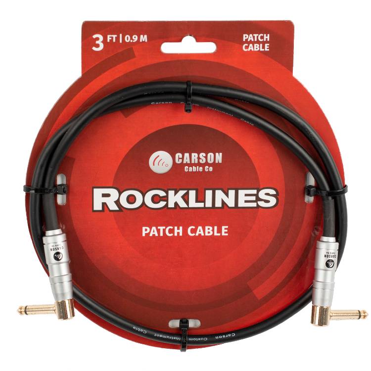 CARSON ROCKLINE 3FT PATCH CABLE, ANGLE - ANGLE