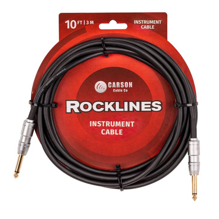 CARSON ROCKLINES 10FT INSTRUMENT CABLE